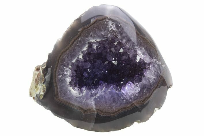 Purple Amethyst Geode with Polished Face - Uruguay #233609